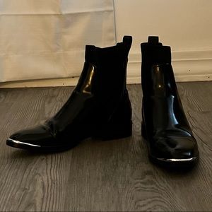 Zara Black Ankle Boots Size 39 (8)